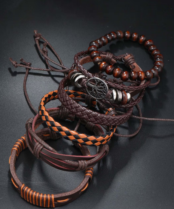 Rudraksha bracelet multiple wooden crafts
